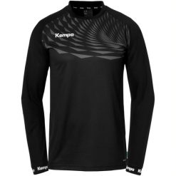 Dżersej z długim rękawem Kempa Wave 26. Czarne koszulki męskie z długim rękawem Kempa, bez wzorów, z dżerseju, sportowe, bez kołnierzyka, bez ramiączek. Za 186.20 zł.