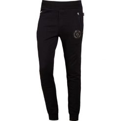 Plein Sport TROUSERS LUKE Spodnie treningowe black. Czarne długie spodnie sportowe męskie marki Plein Sport, z bawełny. W wyprzedaży za 941.85 zł.