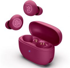 JLab Go Pop ANC, True Wireless Stereo (TWS), 20 - 20000 Hz, Calls/Music, Headset, Fuchsia. Różowe słuchawki bluetooth JLab Audio. Za 176.84 zł.