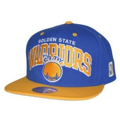 Czapka Golden State Warriors hwc team arch. Niebieskie czapki męskie Mitchell & Ness, bez wzorów, klasyczne. Za 226.50 zł.