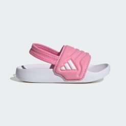 Klapki Adilette Estrap 2.0 Infants. Białe klapki i japonki męskie ADIDAS, bez wzorów. Za 99.95 zł.