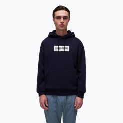 Bluza męska Napapijri B-Suze H. Niebieskie bluzy nierozpinane męskie Napapijri, m, bez wzorów, bez ramiączek, bez kaptura. Za 383.00 zł.