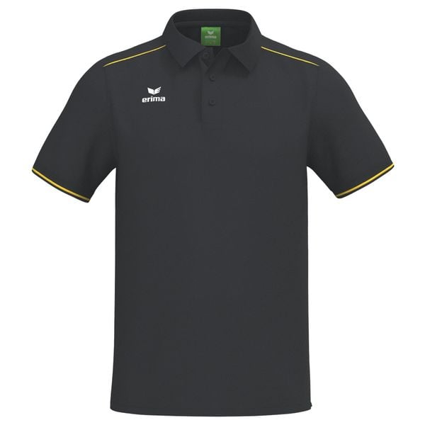 Polo Erima CMPT. Żółte koszulki polo męskie Erima, bez wzorów, z tkaniny, sportowe, bez kołnierzyka, bez ramiączek. Za 172.50 zł.