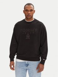 Tommy Jeans Bluza Varsity DM0DM20827 Czarny Relaxed Fit. Czarne bluzy nierozpinane męskie Tommy Jeans, m, bez wzorów, z bawełny, bez ramiączek, bez kaptura. Za 219.99 zł.
