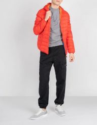Invicta Kurtka "Down Jacket" | 4431269 / U | Mężczyzna | Pomarańczowy. Brązowe kurtki męskie Invicta, m, z aplikacjami, z poliamidu, bez ramiączek. W wyprzedaży za 299.00 zł.