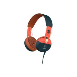 Zestaw słuchawkowy SKULLCANDY Grind Pomarańczowo-granatowy. Zestawy słuchawkowe marki Skullcandy. Za 229.00 zł.
