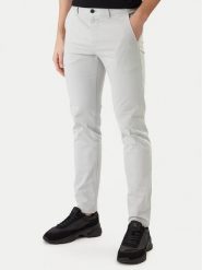 BOSS Spodnie materiałowe Chino 50510933 Szary Regular Fit. Szare spodnie na co dzień męskie Boss, bez wzorów, z bawełny. Za 549.99 zł.