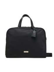 Calvin Klein Torba na laptopa Sleek Large Commuter LV04D3144G Czarny. Czarne torby na laptopa męskie Calvin Klein, bez wzorów, z materiału. Za 479.99 zł.