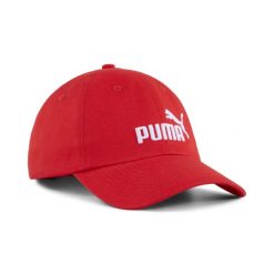 Czapka z daszkiem z logo No. 1 ESS PUMA. Czerwone czapki męskie Puma, bez wzorów, sportowe. Za 69.00 zł.