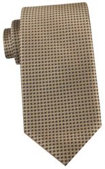 Krawat Męski - Angelo di Monti - Beżowy w Drobny Wzór. Brązowe krawaty i muchy męskie Angelo di Monti, bez wzorów, z tkaniny, eleganckie. Za 45.00 zł.