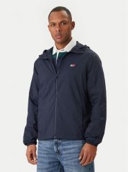 Tommy Jeans Kurtka przejściowa DM0DM23112 Granatowy Regular Fit. Niebieskie kurtki męskie Tommy Jeans, m, bez wzorów, z jeansu, bez ramiączek, bez kaptura. Za 409.99 zł.