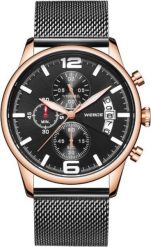 Zegarek Weide Zegarek męski WEIDE WD011 czarny rg Chronograf. Czarne zegarki męskie Weide. Za 149.00 zł.