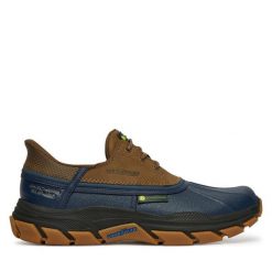 Półbuty Skechers. Codzienne półbuty męskie Skechers, bez wzorów, bez obcasa, bez zapięcia. Za 519.99 zł.