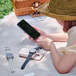 Adam Elements Vionta C2 Pro - magnetyczny powerbank bezprzewodowy do iPhone/Apple Watch 10000 mAh kremowy. Białe powerbanki ADAM elements. Za 274.94 zł.