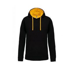 Bluza z kapturem Kariban Contrastée. Czarne bluzy nierozpinane męskie KARIBAN, m, bez wzorów, z kapturem. Za 164.00 zł.