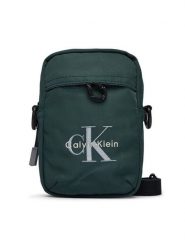 Calvin Klein Saszetka Bold Logo Nylon Slim Reporter LV04D3231G Zielony. Zielone saszetki męskie Calvin Klein, bez wzorów, z materiału. Za 249.99 zł.
