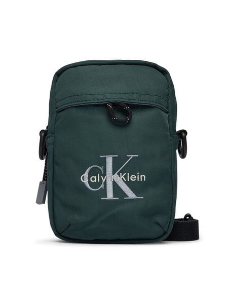 Calvin Klein Saszetka Bold Logo Nylon Slim Reporter LV04D3231G Zielony. Zielone saszetki męskie Calvin Klein, bez wzorów, z materiału. Za 249.99 zł.