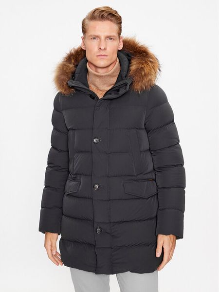 Hetregó Kurtka puchowa Parker 8K436M 23WU07 Granatowy Regular Fit. Niebieskie kurtki męskie Hetregó, m, bez wzorów, z puchu, bez ramiączek, bez kaptura. Za 2,299.00 zł.