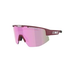 Okulary przeciwsłoneczne rowerowe Bliz Matrix SmallFace Burgundy M11. Czerwone okulary przeciwsłoneczne męskie Bliz, bez wzorów, sportowe. Za 319.99 zł.