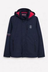 Kurtka męska wiatrówka granatowa Dalary 403. Niebieskie kurtki męskie Big Star, l, bez wzorów, z tkaniny, bez ramiączek, bez kaptura. Za 299.99 zł.