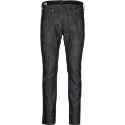 Dżinsy "01 Rider" - Slim fit - w kolorze czarnym. Czarne jeansy męskie Lee, z aplikacjami, klasyczne. W wyprzedaży za 386.95 zł.