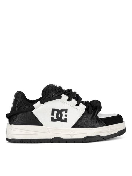 DC Sneakersy RS-23M07073 Biały. Białe buty sportowe na co dzień męskie DC, m, bez wzorów, ze skóry, bez ramiączek, bez kaptura. Za 299.99 zł.