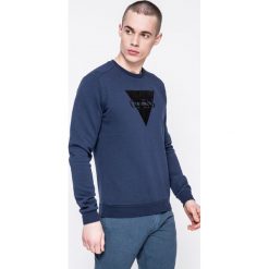 Guess Jeans - Bluza. Szare bluzy nierozpinane męskie Guess Jeans, z nadrukiem, z bawełny. W wyprzedaży za 299.90 zł.