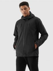 4F Kurtka przejściowa membrana 8000 męska - czarny XXL. Czarne kurtki męskie 4f, m, bez wzorów, z dzianiny, klasyczne, bez ramiączek, z kapturem. W wyprzedaży za 199.99 zł.