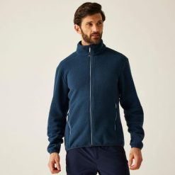 Polar męski rozsuwany Elnut. Niebieskie bluzy z polaru męskie Regatta, m, bez wzorów, z polaru, sportowe, bez ramiączek, bez kaptura. W wyprzedaży za 169.99 zł.