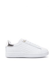 EA7 Emporio Armani Sneakersy X8X001 XCC51 R579 Biały. Białe buty sportowe na co dzień męskie EA7 Emporio Armani, m, bez wzorów, ze skóry, bez ramiączek, bez kaptura. Za 419.99 zł.
