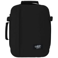 Plecak bagaż podręczny do samolotu CabinZero Classic Tech 28L CZ33. Czarne plecaki męskie CABINZERO, bez wzorów. W wyprzedaży za 297.25 zł.