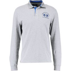 La Martina POLO HEAVY Koszulka polo medium heather grey. Szare koszulki męskie z długim rękawem La Martina, m, z bawełny, polo, z długim rękawem. W wyprzedaży za 405.30 zł.