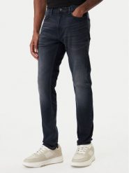 HUGO Jeansy 50555175 Granatowy Extra Slim Fit. Niebieskie jeansy męskie Hugo, bez wzorów, z bawełny. Za 449.99 zł.