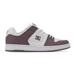 Buty męskie DC Manteca 4. Białe buty trekkingowe męskie DC Shoes, bez wzorów, sportowe, bez obcasa, bez zapięcia. Za 239.99 zł.
