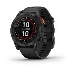 Zegarek sportowy Garmin Fenix 7 Pro Solar Edition Slate Grey / Black Band. Czarne zegarki sportowe Garmin. Za 2,903.99 zł.