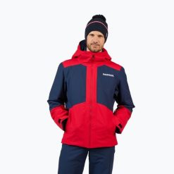 Kurtka narciarska męska Rossignol Rochrun Insulated. Czerwone kurtki narciarskie i snowboardowe męskie Rossignol, na zimę, m, bez wzorów, bez kaptura, narciarskie. Za 1,049.00 zł.