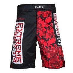 Spodenki do Grapplingu MMA BJJ K1 męskie EXTREME HOBBY RED WARRIOR. Czarne szorty sportowe męskie EXTREME HOBBY, bez wzorów, z poliesteru, sportowe. Za 219.00 zł.
