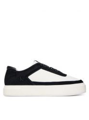 Calvin Klein Sneakersy Basket Cupsole Laceup Lth-Su YM0YM01354 Czarny. Czarne buty sportowe na co dzień męskie Calvin Klein, m, bez wzorów, ze skóry, bez ramiączek, bez kaptura. Za 369.99 zł.