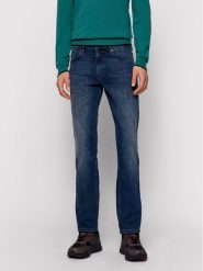 Boss Jeansy Delaware BC-L-P Soundtrack 50443364 Granatowy Slim Fit. Niebieskie jeansy męskie Boss, bez wzorów, z bawełny. Za 369.99 zł.