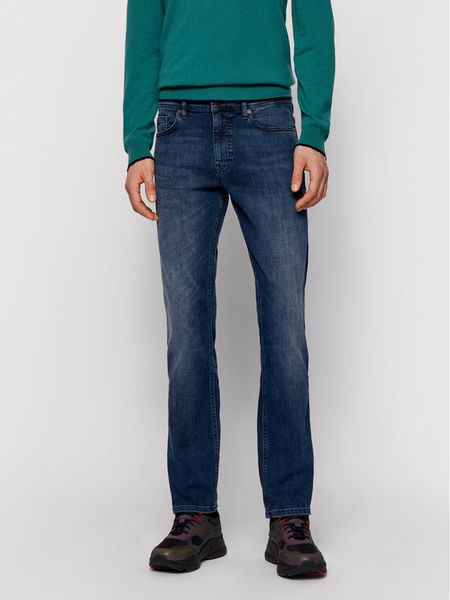 Boss Jeansy Delaware BC-L-P Soundtrack 50443364 Granatowy Slim Fit. Niebieskie jeansy męskie Boss, bez wzorów, z bawełny. Za 369.99 zł.