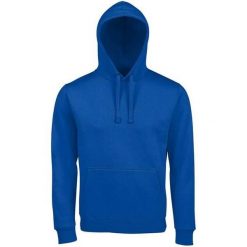 Męska Bluza Z Kapturem Spencer. Niebieskie bluzy nierozpinane męskie SOL'S, m, bez wzorów, z kapturem. Za 133.99 zł.