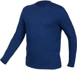 Koszulka z długim rękawem, granatowa, rozmiar XXXL. Koszulki męskie z długim rękawem NEO, m, bez wzorów, bez kołnierzyka, bez ramiączek. Za 43.14 zł.