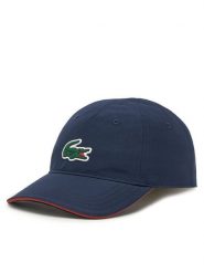 Lacoste Czapka z daszkiem RK6388 Granatowy. Niebieskie czapki męskie Lacoste, bez wzorów, z materiału. Za 239.99 zł.