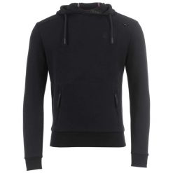 Bluza z kapturem Cavallo. Czarne bluzy nierozpinane męskie CAVALLO, m, bez wzorów, eleganckie, bez ramiączek, z kapturem. Za 425.00 zł.