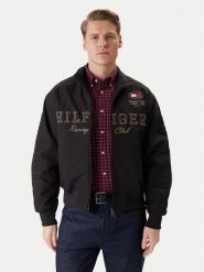 Tommy Hilfiger Kurtka bomber Racing MW0MW42565 Czarny Regular Fit. Czarne kurtki męskie Tommy Hilfiger, l, bez wzorów, z syntetyku, bez ramiączek, bez kaptura. Za 1,499.00 zł.