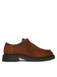 Tommy Hilfiger Półbuty Comfort Lwt Moc Toe FM0FM05589 Brązowy. Brązowe codzienne półbuty męskie Tommy Hilfiger, bez wzorów, ze skóry, bez obcasa, bez zapięcia. Za 449.99 zł.