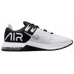 Buty treningowe męskie Nike Air Max Alpha Trainer 4. Czarne buty treningowe męskie Nike, bez wzorów, z materiału, bez zapięcia, na fitness i siłownię, nike air max. Za 399.00 zł.