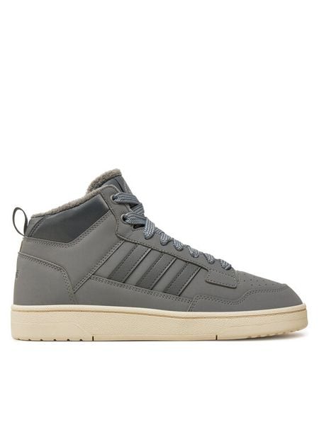 Adidas Sneakersy Rapid Court Mid Winterized JR0169 Szary. Szare buty sportowe na co dzień męskie ADIDAS, m, bez wzorów, ze skóry, bez ramiączek, bez kaptura. Za 329.99 zł.