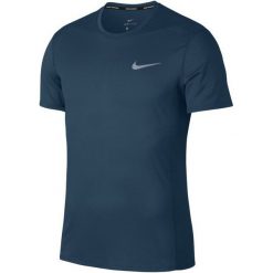 Nike T-Shirt Męski M Nk Cool Miler Top Ss Blue Force Htr Green Abyss S. T-shirty sportowe męskie marki Nike. W wyprzedaży za 125.00 zł.
