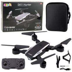 Dron Sky Hunter D19HW Kamera FVP Wi-Fi Pilot Z Uchwytem Na Telefon Etui. Drony LEANToys. Za 130.91 zł.